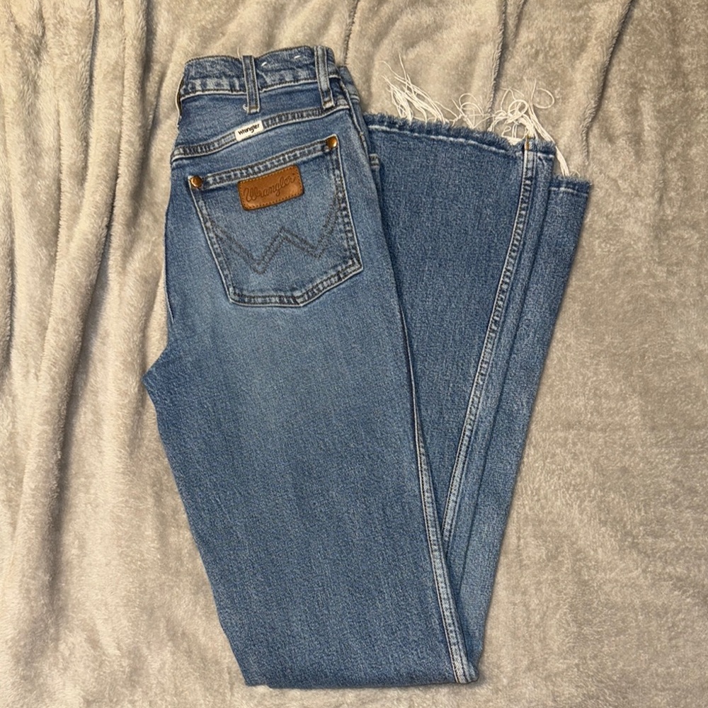 Wrangler Blue Straight Leg Jeans